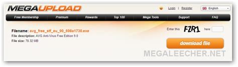 megaupload limit